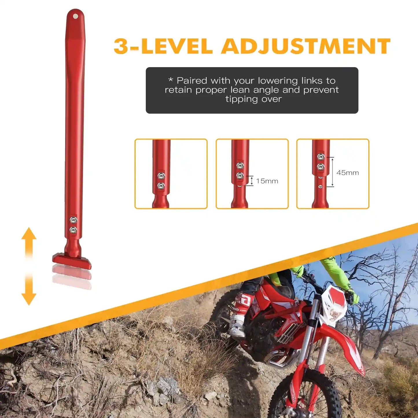 Adjustable Kickstand with Wide Foot for Beta