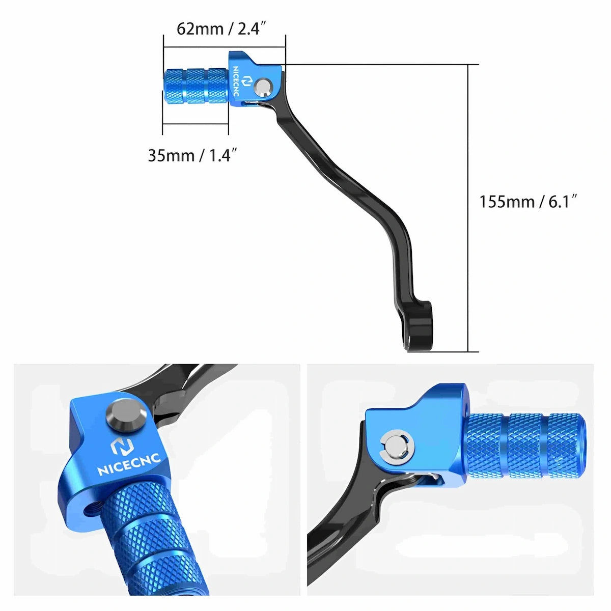 Forged Gear Shift Lever with Folding Tip