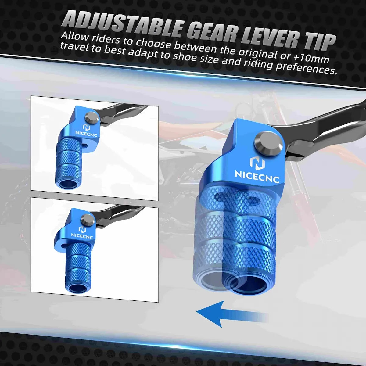Forged Gear Shift Lever with Folding Tip