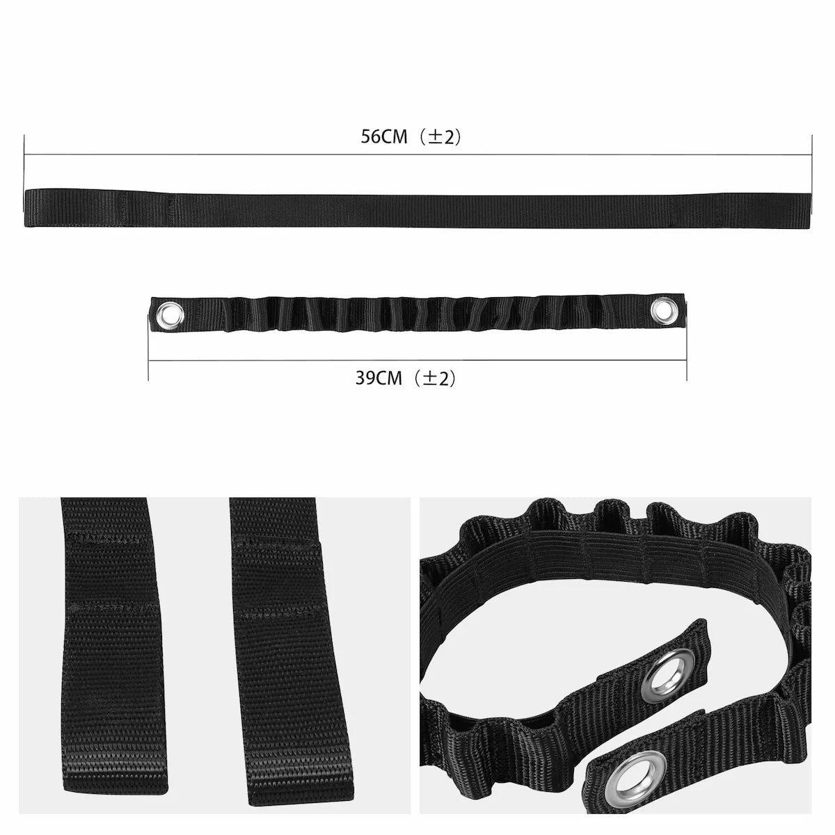 Front Rear Lift / Pull Strap Kit