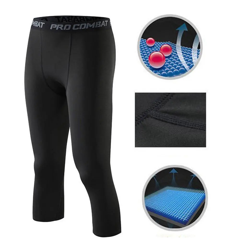 Dirt Bike Compression Tights - 3/4