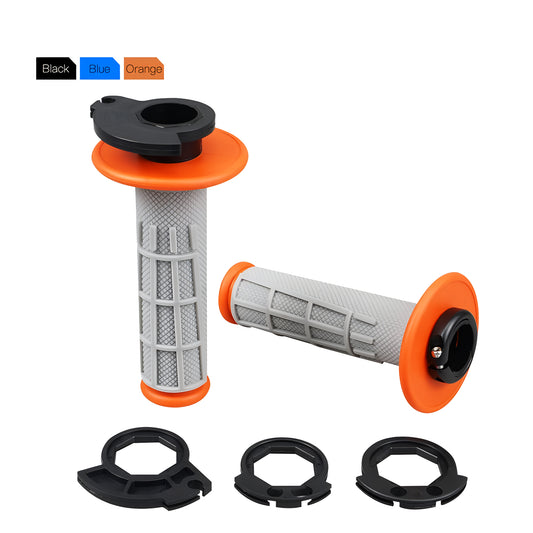 Lock-On Handlebar Grips with Throttle Tube