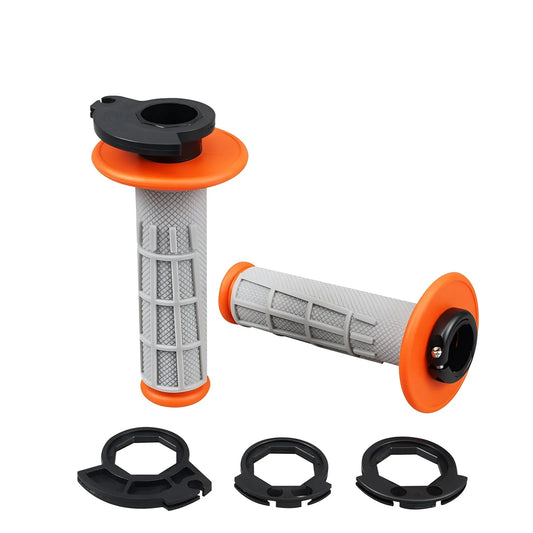 Lock-On Handlebar Grips with Throttle Tube