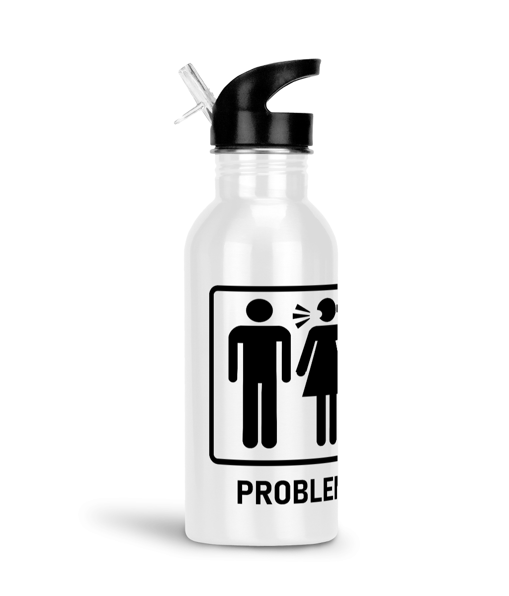 Gym Fitness Water Bottle 600ml - Problem Solved!