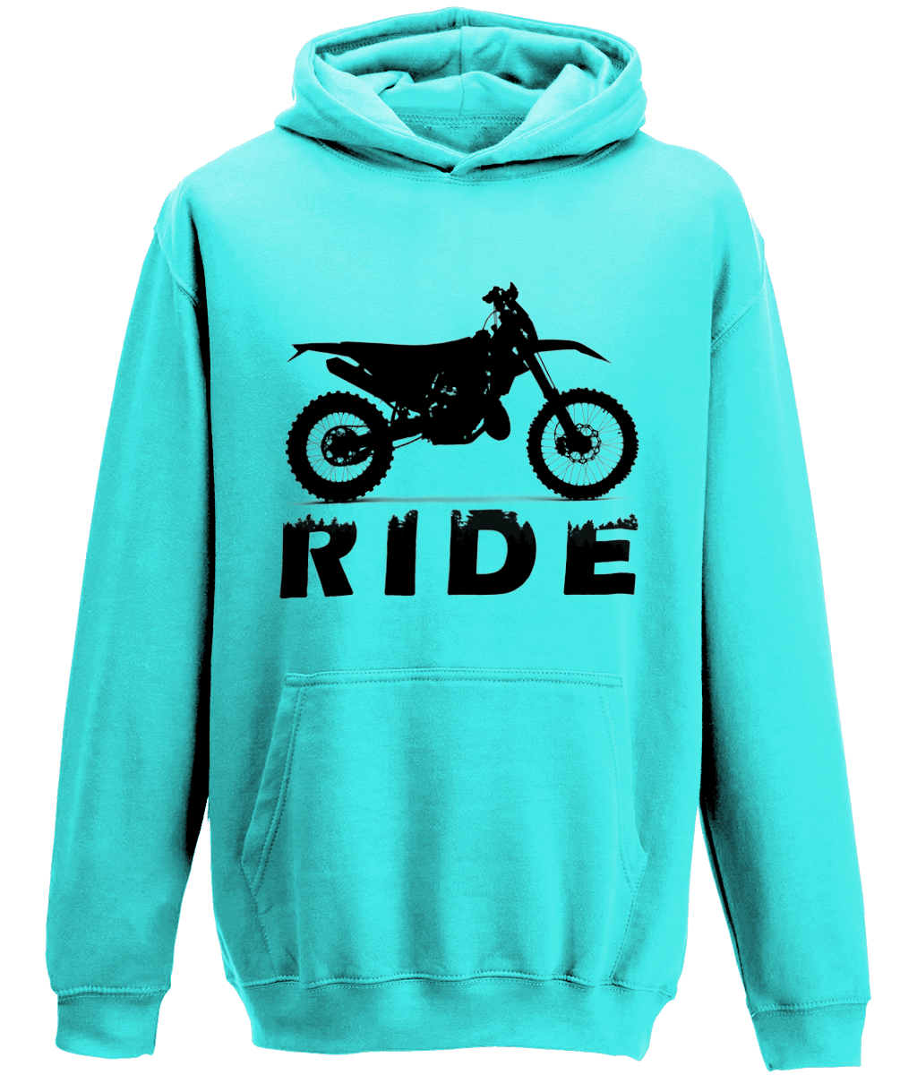 Kids Hoodie - Dirt Bike Ride