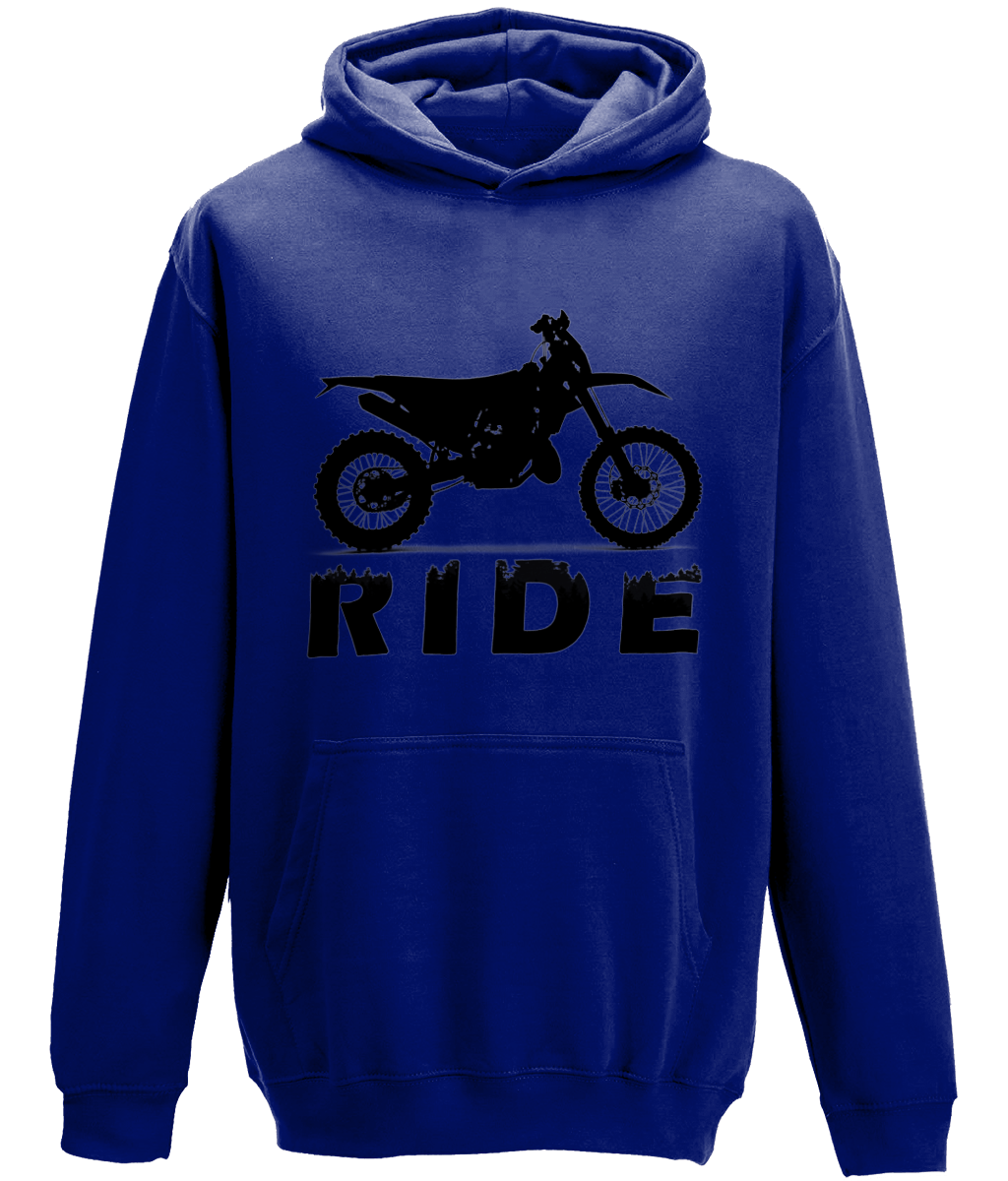 Kids Hoodie - Dirt Bike Ride