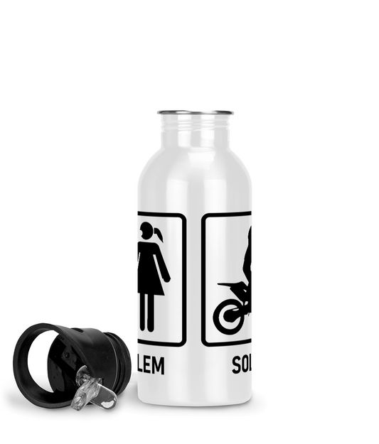 Gym Fitness Water Bottle 600ml - Problem Solved!