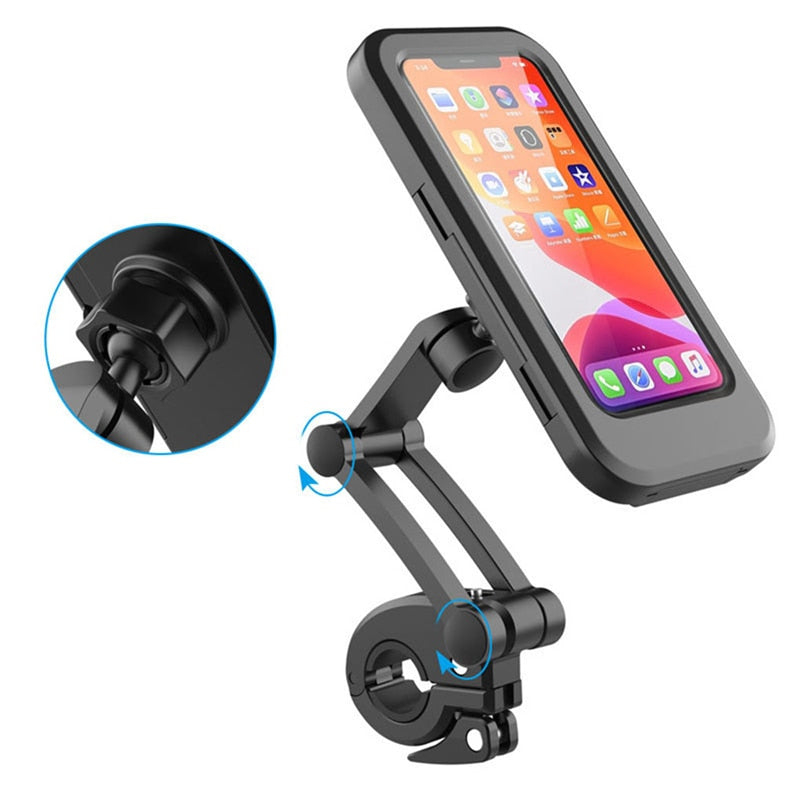 Adjustable Waterproof Bike Phone Holder