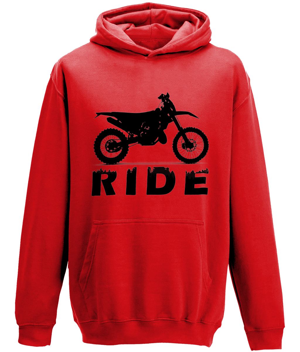 Kids Hoodie - Dirt Bike Ride