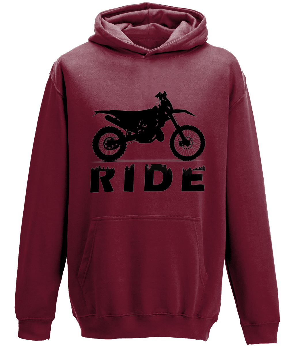 Kids Hoodie - Dirt Bike Ride