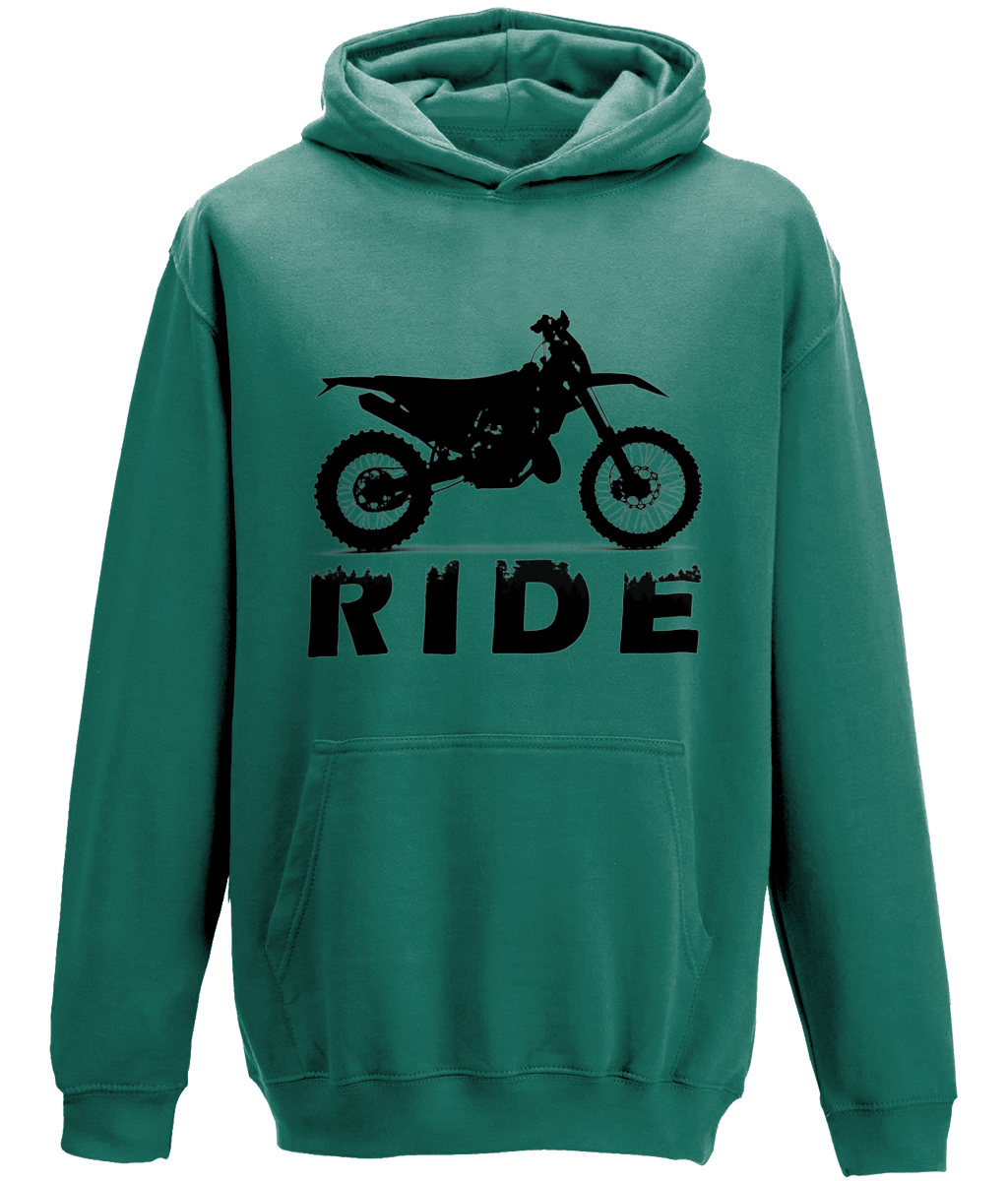 Kids Hoodie - Dirt Bike Ride