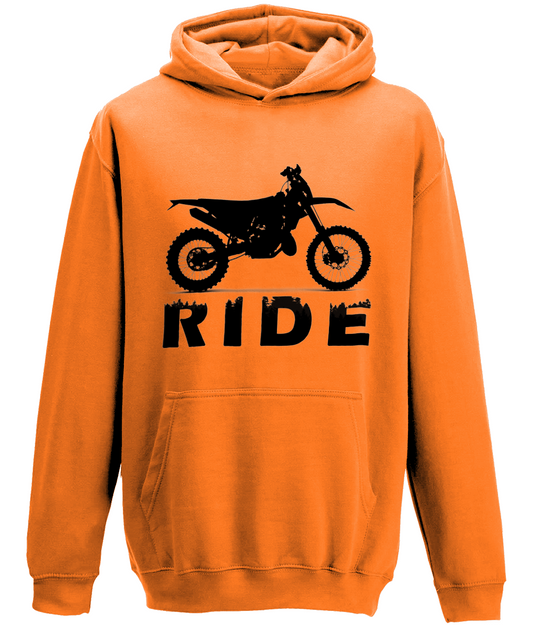 Kids Hoodie - Dirt Bike Ride