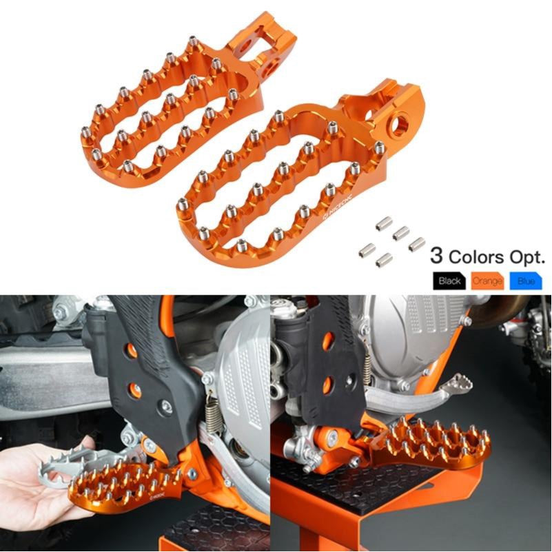 X Wide Dirt Bike Foot Pegs - KTM / Husqvarna / GasGas