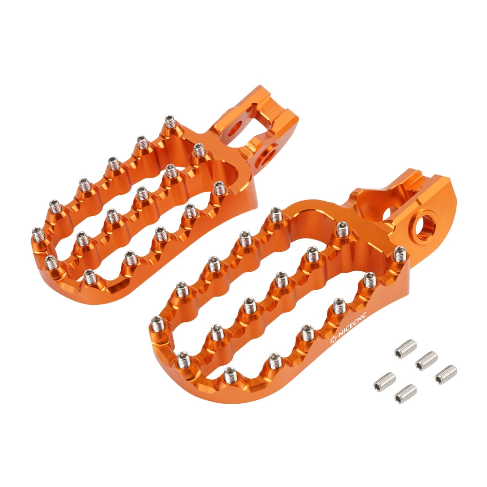 X Wide Dirt Bike Foot Pegs - KTM / Husqvarna / GasGas