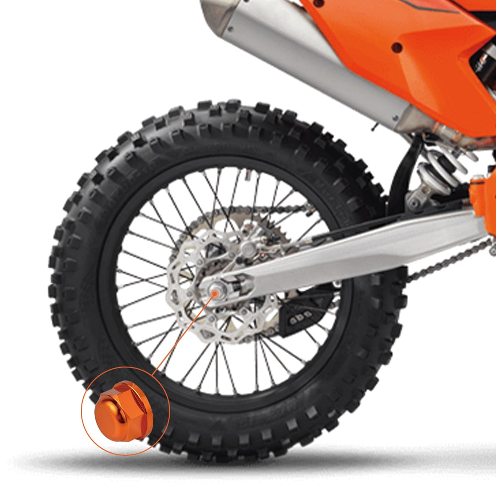 Rear Wheel Axle Lock Nut - For KTM, Husqvarana, Husaberg