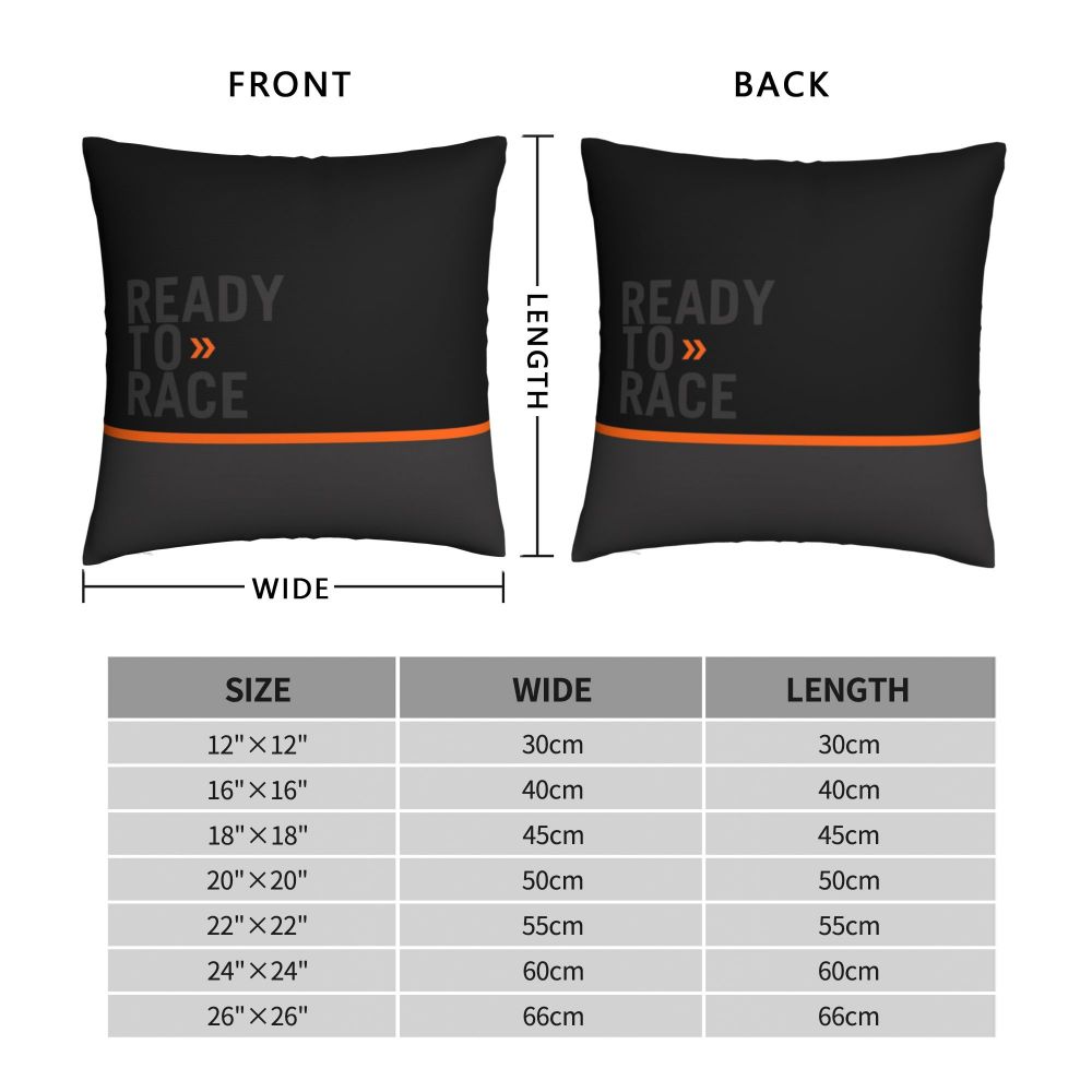 Ready To Race Dark Square Pillow Case